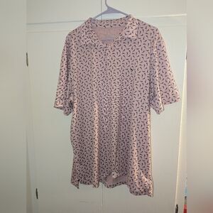 Vineyard Vines Pink and Blue Polo